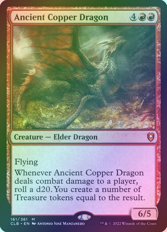 Ancient Copper Dragon (CLB) (161) / Foil