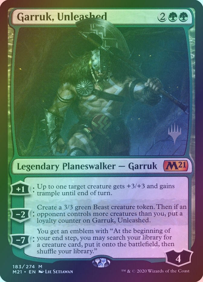 Garruk, Unleashed (PM21) (183p) / Foil