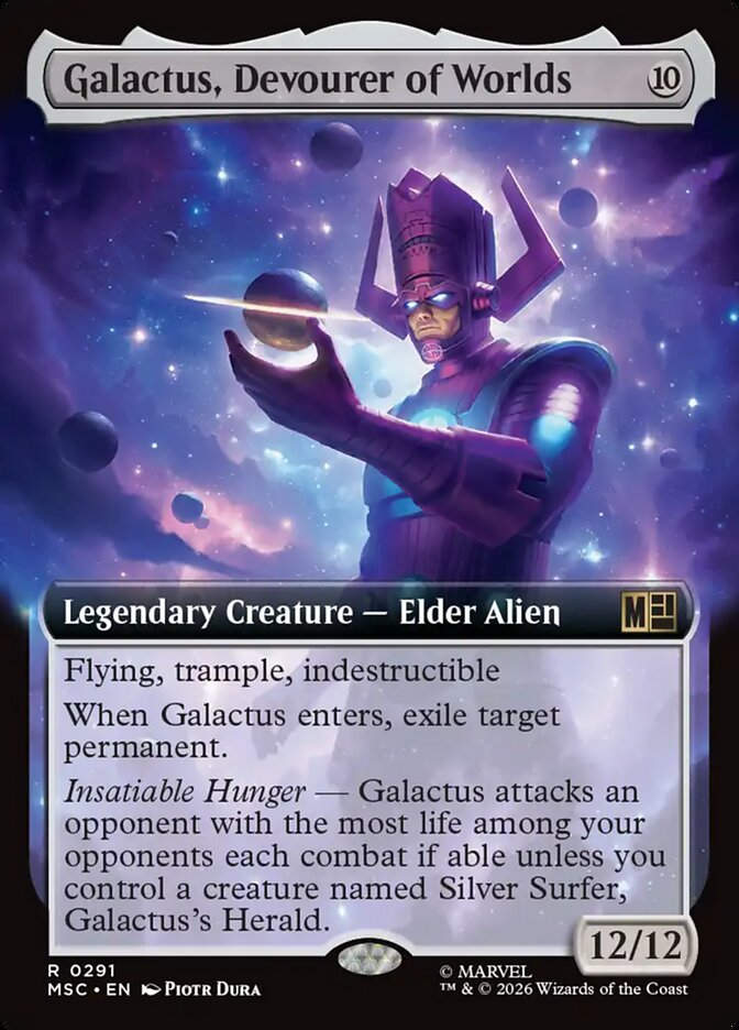 Galactus, Devourer of Worlds (MSC) (291) / Extended Art
