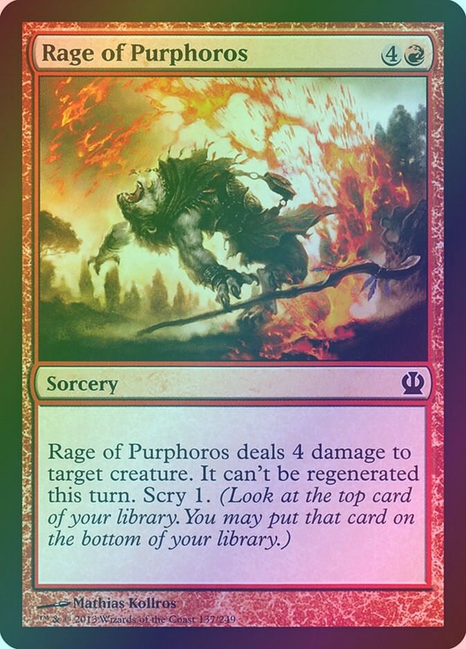 Rage of Purphoros (THS) (137) / Foil