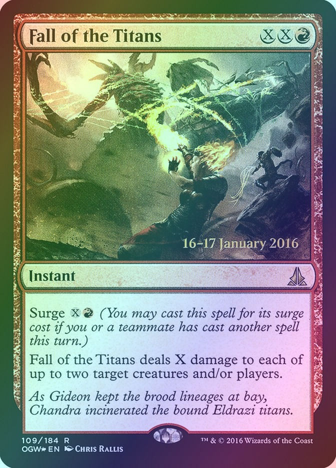 Fall of the Titans (POGW) (109s) / Foil