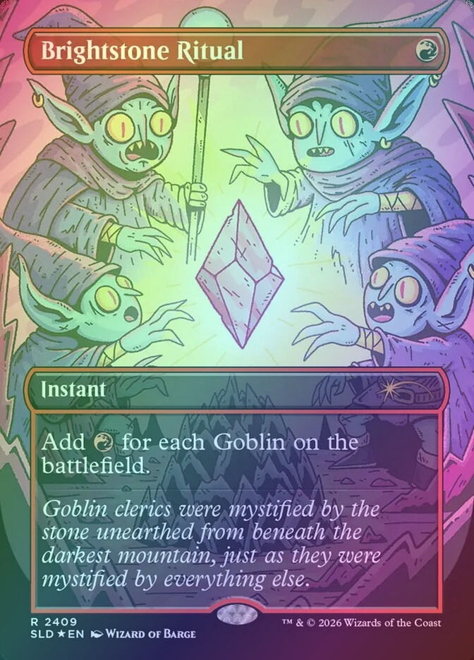 Brightstone Ritual (SLD) (2409) / Borderless / Foil