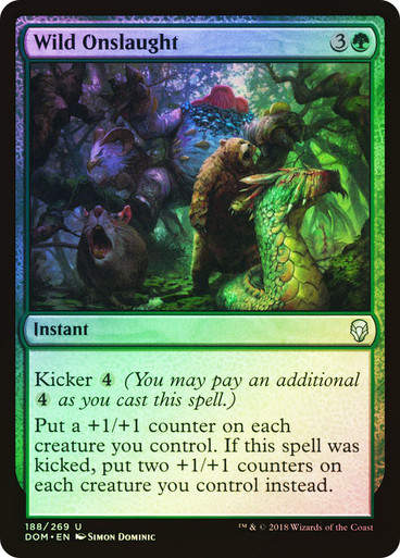 Wild Onslaught (DOM) (188) / Foil