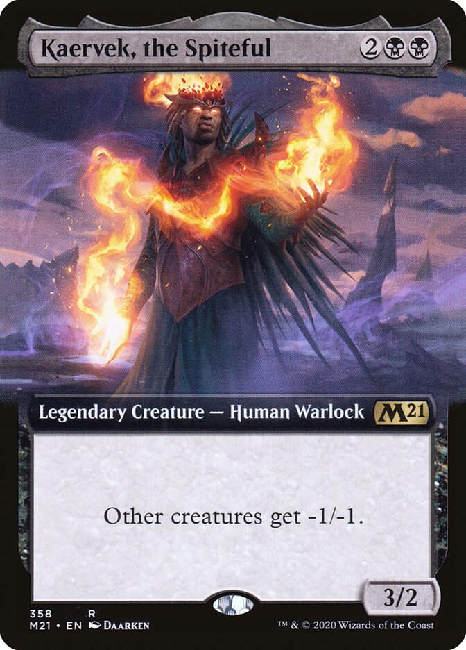 Kaervek, the Spiteful (M21) (358) / Extended Art