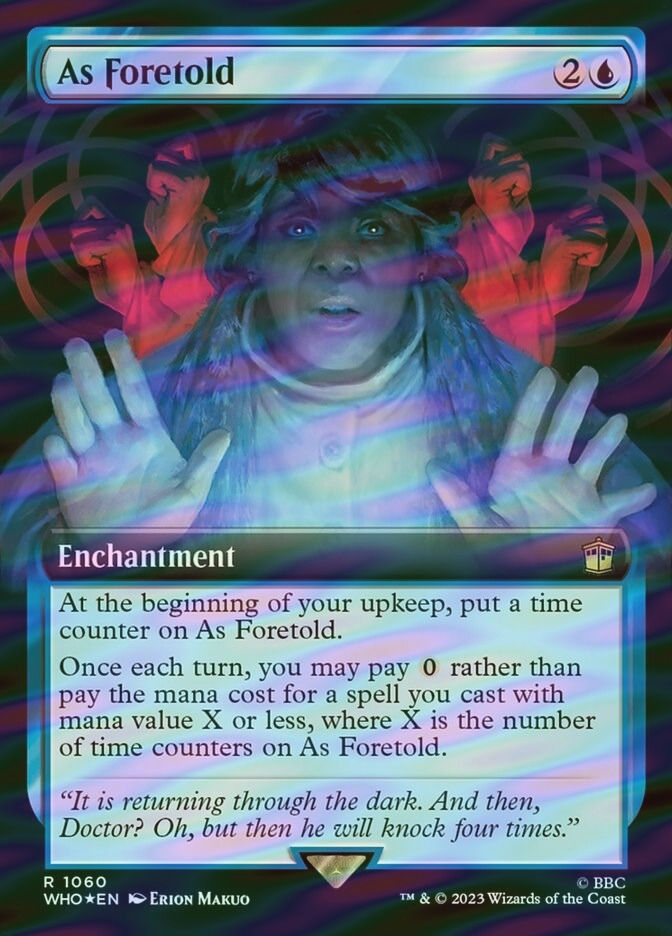 As Foretold (WHO) (1060) / Extended Art / Surge Foil
