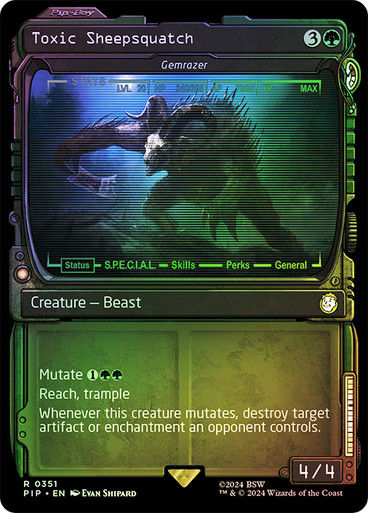 Gemrazer (pip) (351) / Showcase Foil