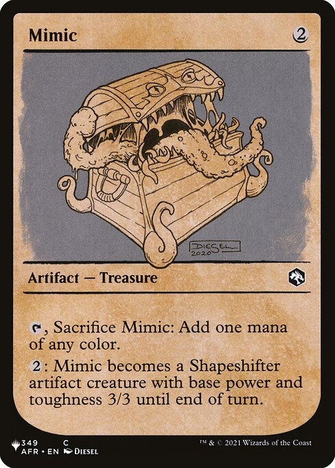 Mimic (PLST) (AFR-349) / Showcase