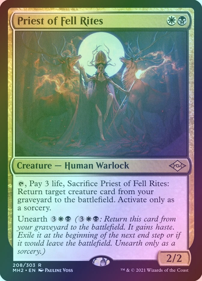 Priest of Fell Rites (MH2) (208) / Foil