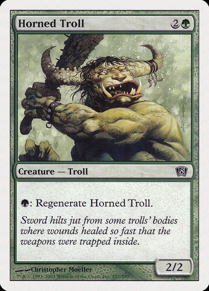 Horned Troll (8ED) (257)