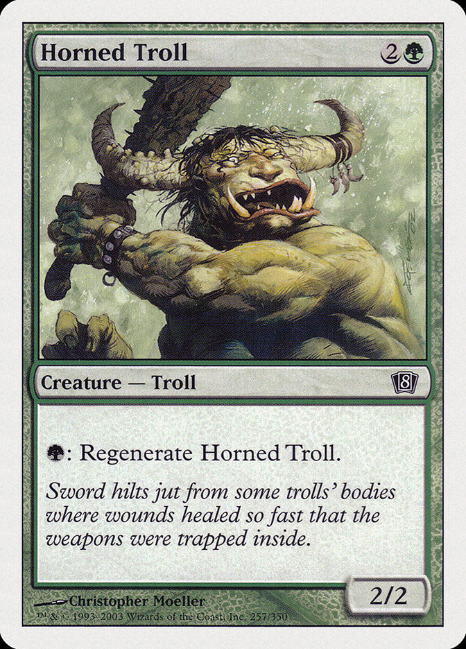 Horned Troll (8ED) (257)