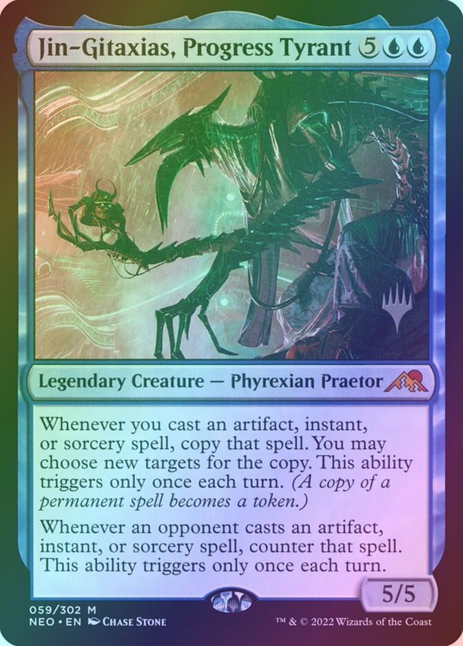 Jin-Gitaxias, Progress Tyrant (PNEO) (59p) / Foil