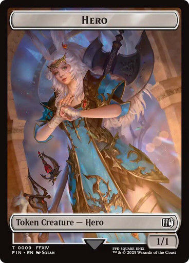 Hero Token T09 // Treasure (TFIN) — cara 1 de 2