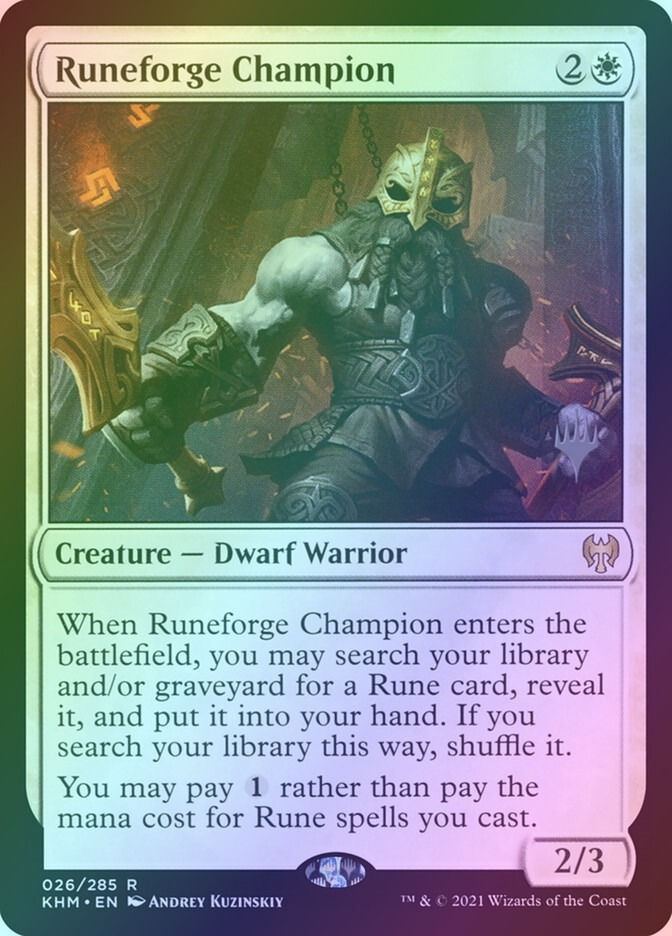Runeforge Champion (PKHM) (26p) / Foil