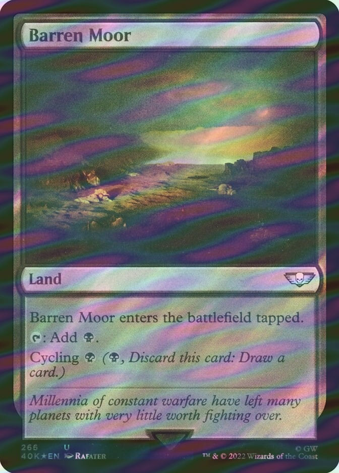 Barren Moor (40K) (266★) / Surge Foil