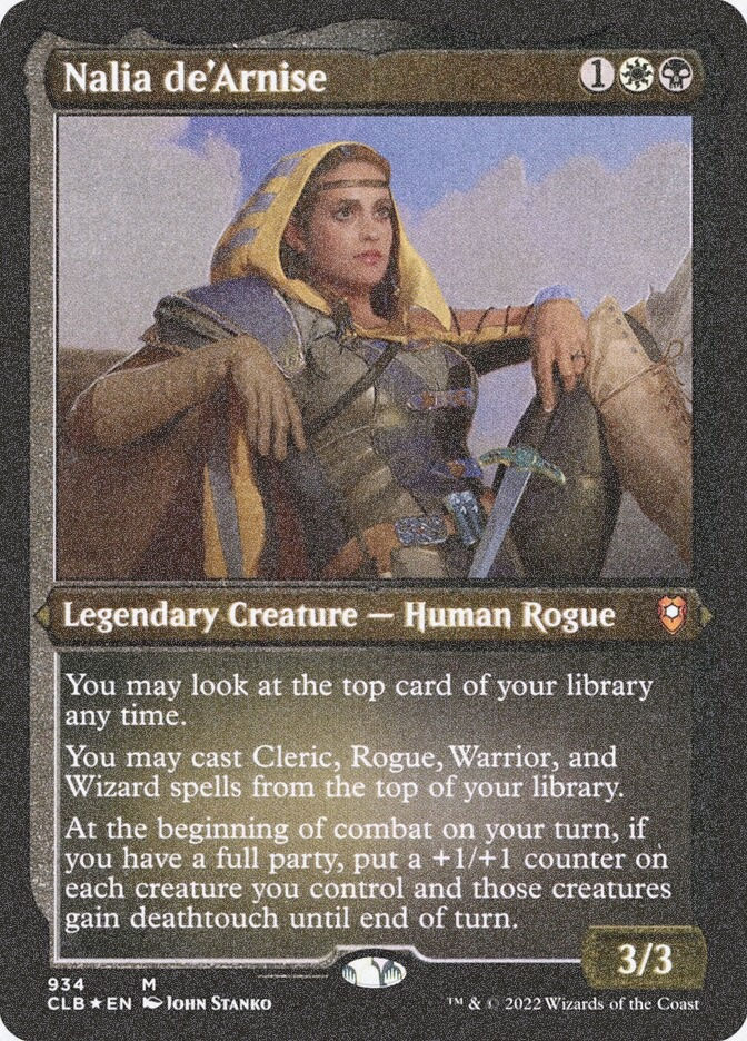 Nalia de'Arnise (CLB) (934) / Foil Etched
