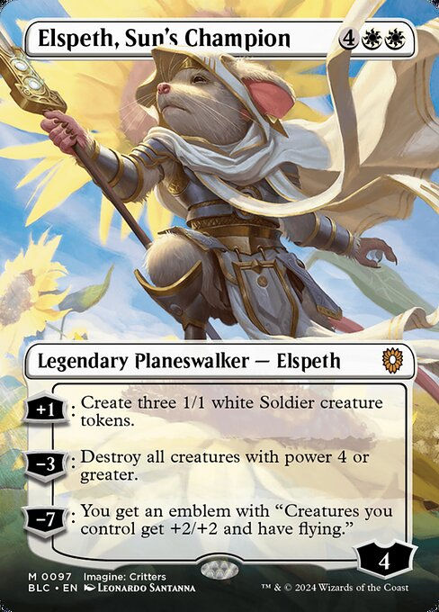 Elspeth, Sun's Champion (blc) (97) / Borderless