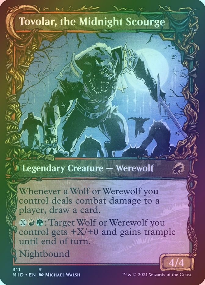 Tovolar, Dire Overlord // Tovolar, the Midnight Scourge (MID) (311) — cara 2 de 2