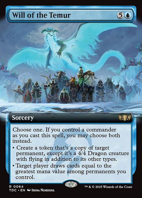 Will of the Temur (TDC) (64) / Extended Art