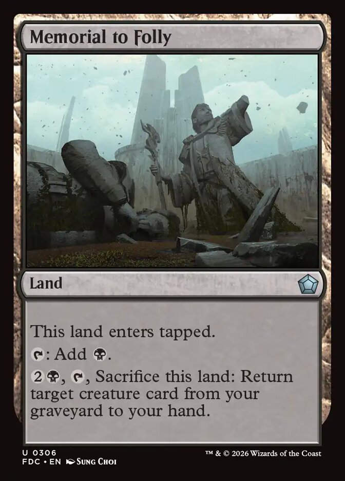 Memorial to Folly (FDC) (306)