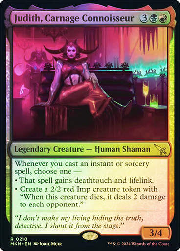 Judith, Carnage Connoisseur (mkm) (210) / Foil