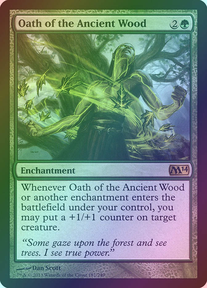 Oath of the Ancient Wood (M14) (187) / Foil