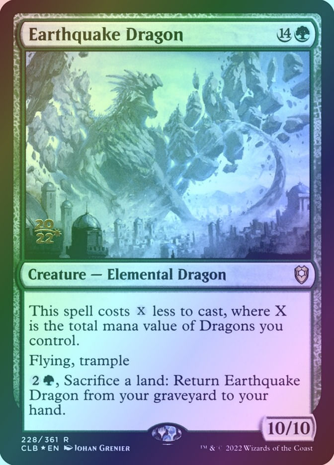 Earthquake Dragon (PCLB) (228s) / Foil