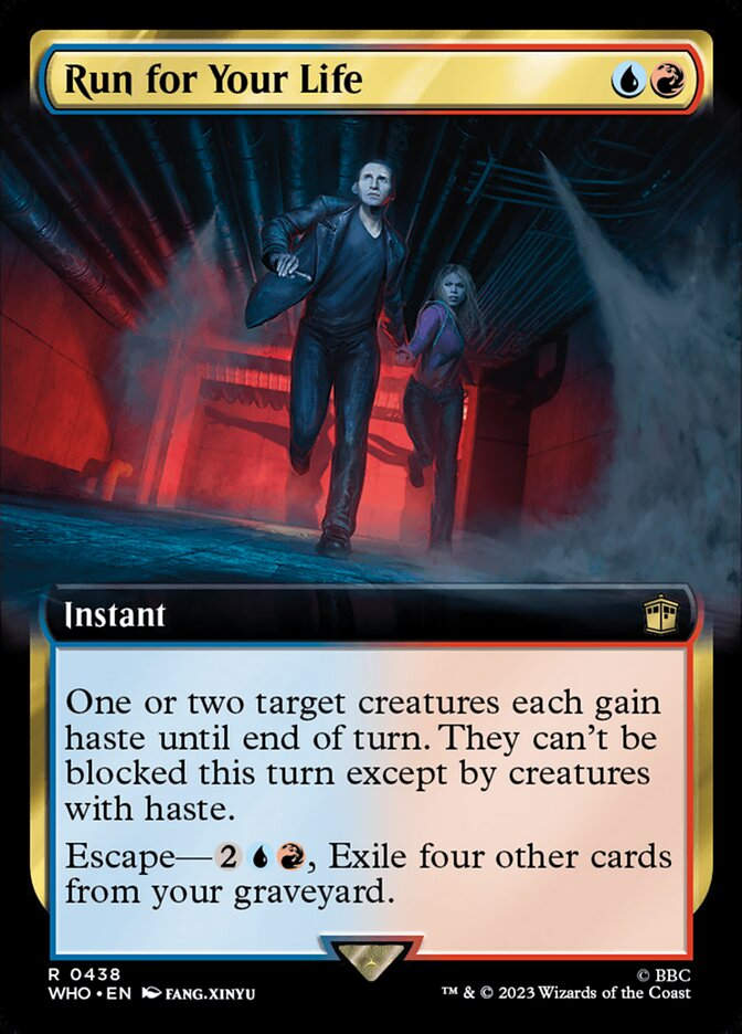 Run for Your Life (WHO) (438) / Extended Art