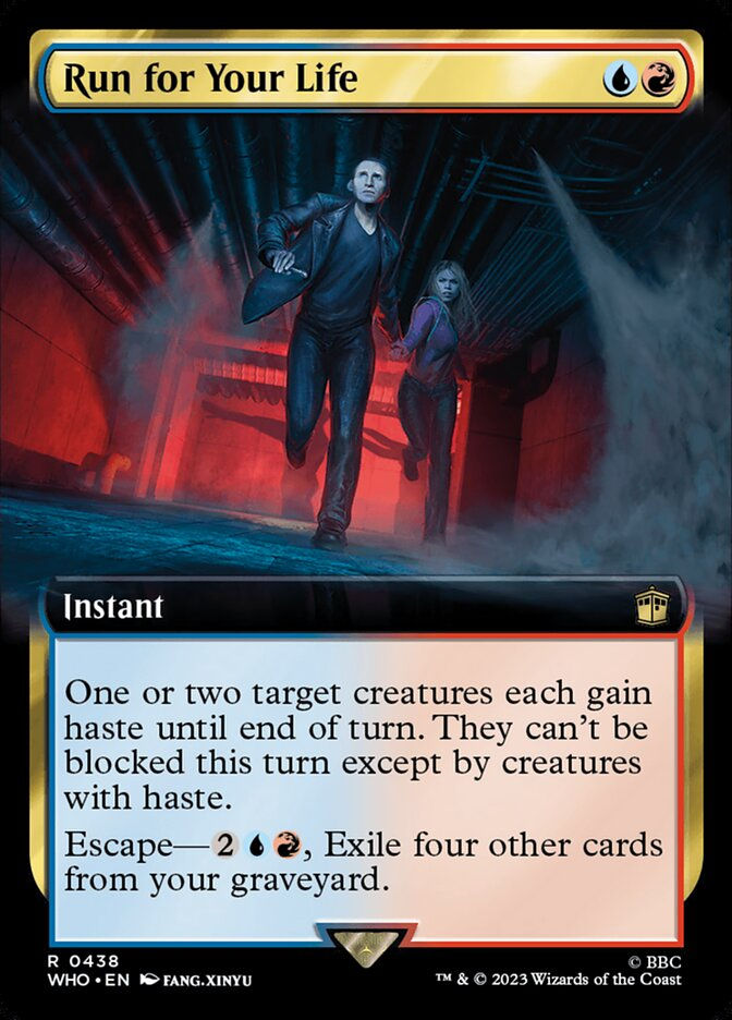 Run for Your Life (WHO) (438) / Extended Art