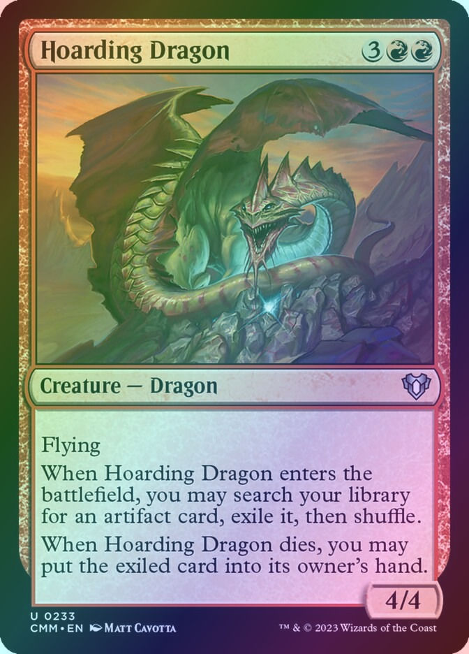 Hoarding Dragon (CMM) (233) / Foil