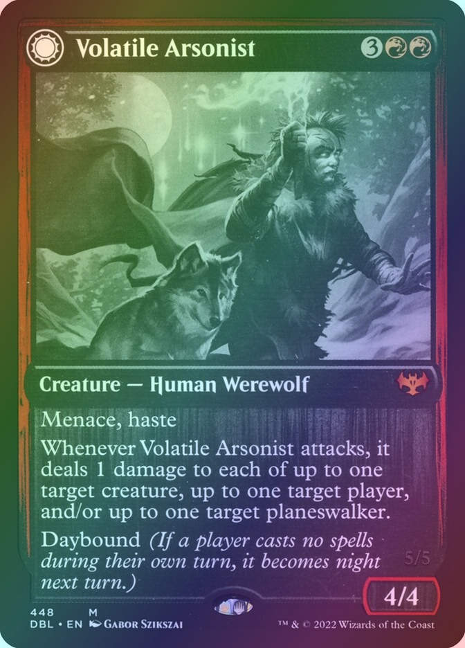 Volatile Arsonist // Dire-Strain Anarchist (DBL) (448) / Foil