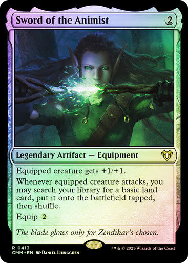 Sword of the Animist (cmm) / Foil