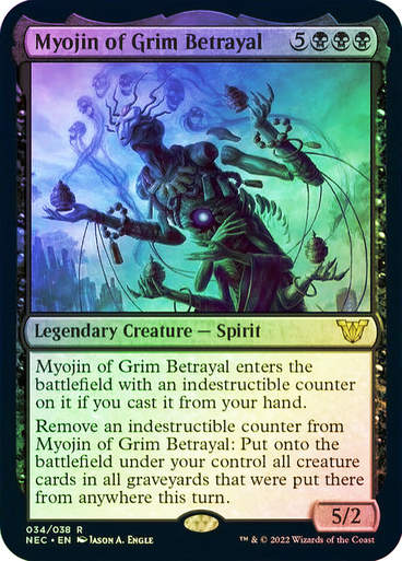 Myojin of Grim Betrayal (NEC) / Foil
