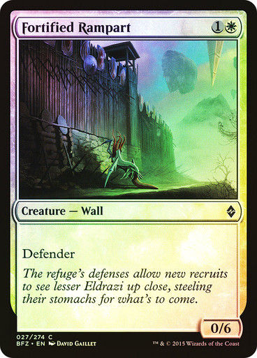 Fortified Rampart (BFZ) (27) / Foil