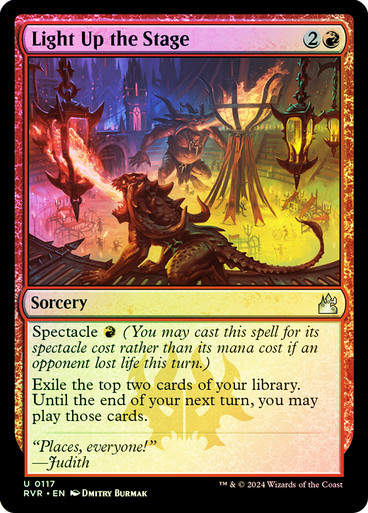 Light Up the Stage (rvr) (117) / Foil