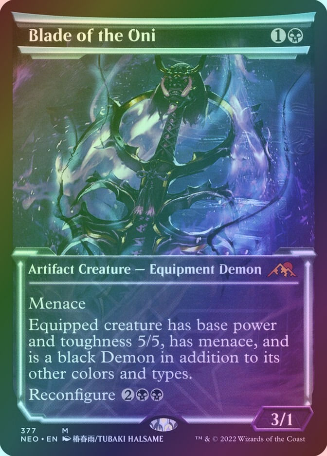 Blade of the Oni (NEO) (377) / Showcase / Foil