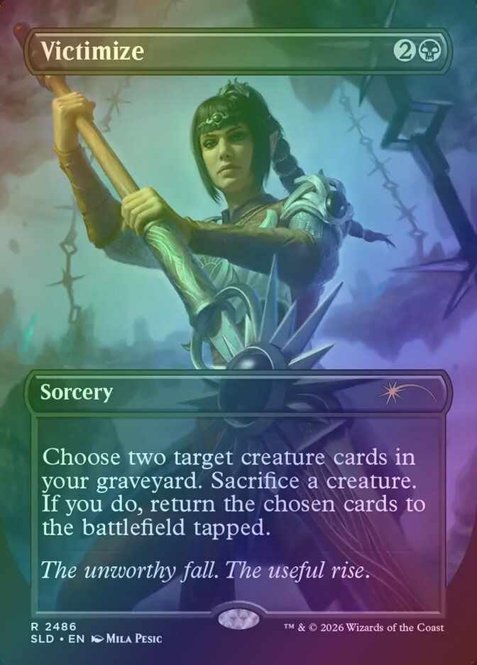 Victimize (SLD) (2486) / Borderless / Foil