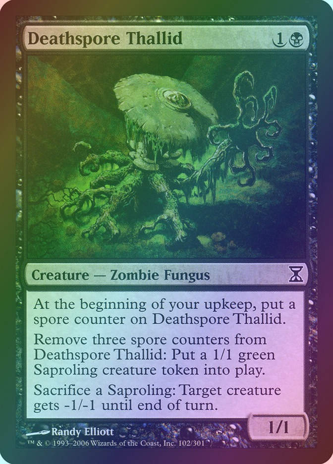 Deathspore Thallid (TSP) (102) / Foil