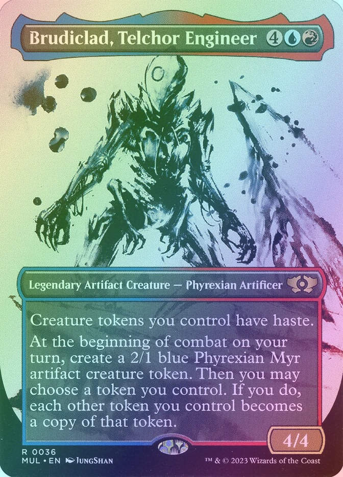 Brudiclad, Telchor Engineer (MUL) (36) / Borderless / Showcase / Foil