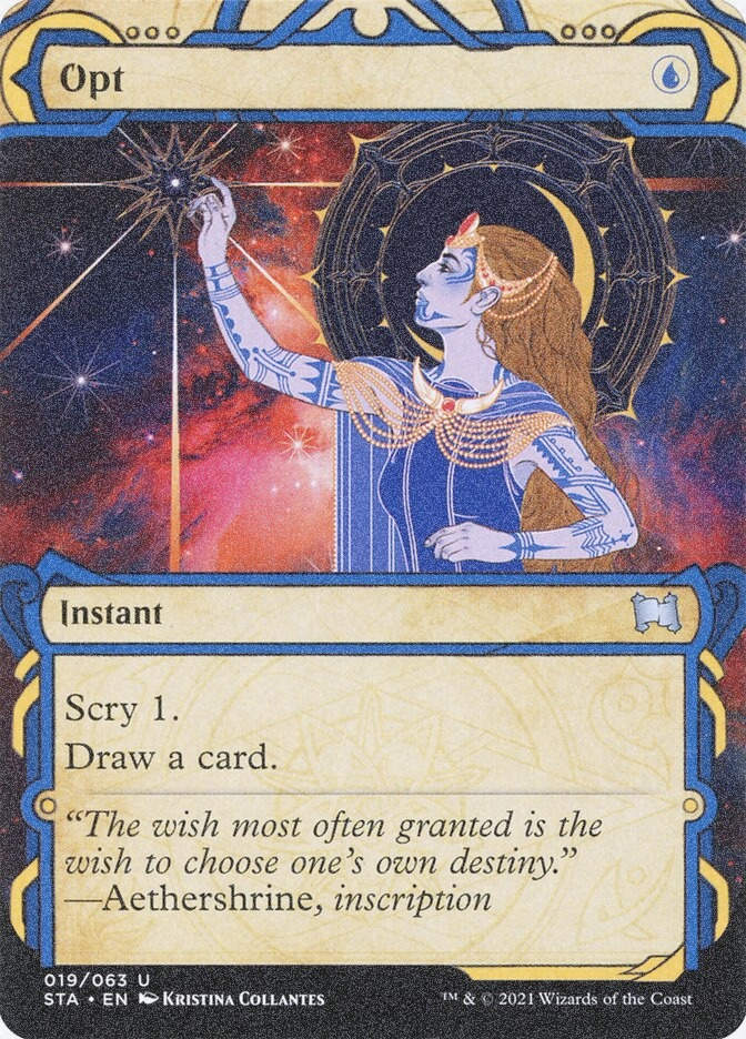 Opt (STA) (19) / Borderless / Showcase / Foil Etched