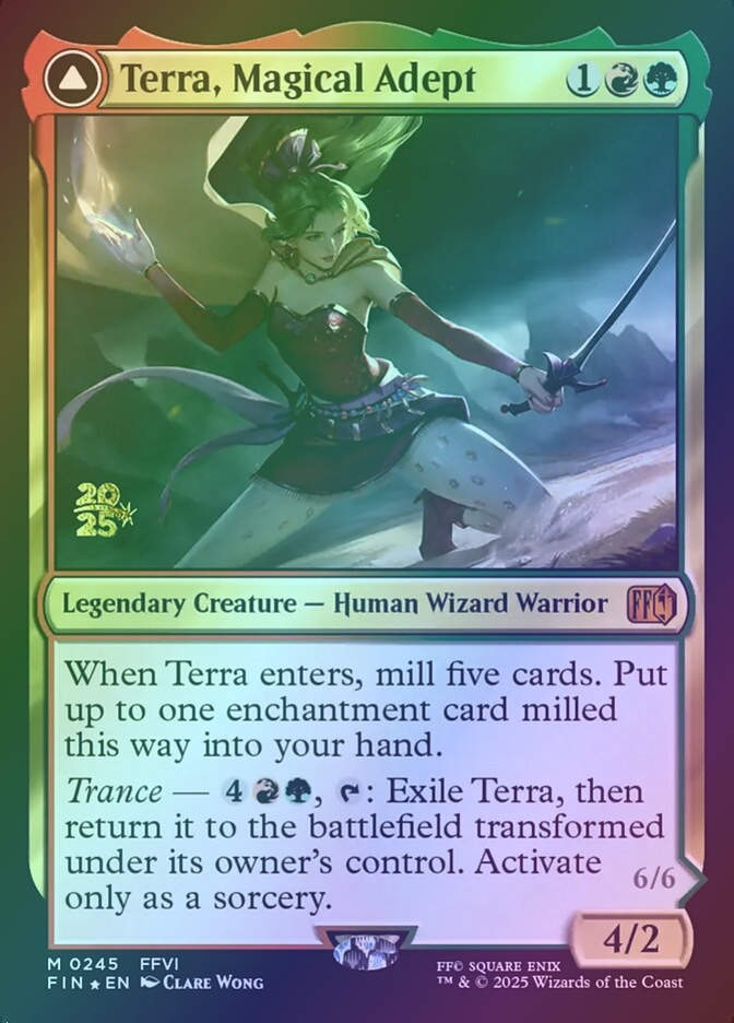 Terra, Magical Adept // Esper Terra (PFIN) (245s) / Foil