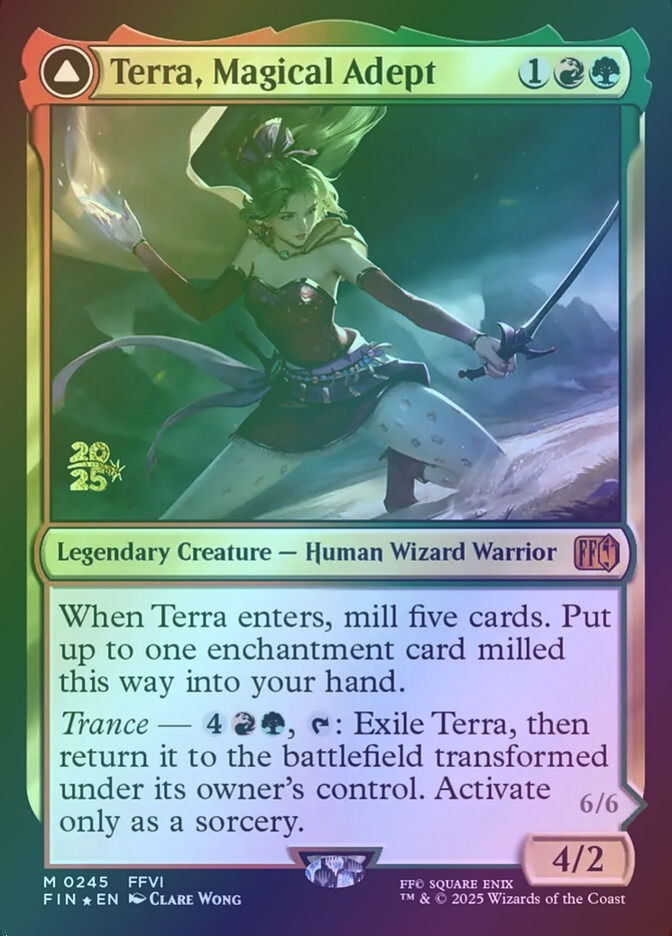 Terra, Magical Adept // Esper Terra (PFIN) (245s) / Foil — cara 1 de 2