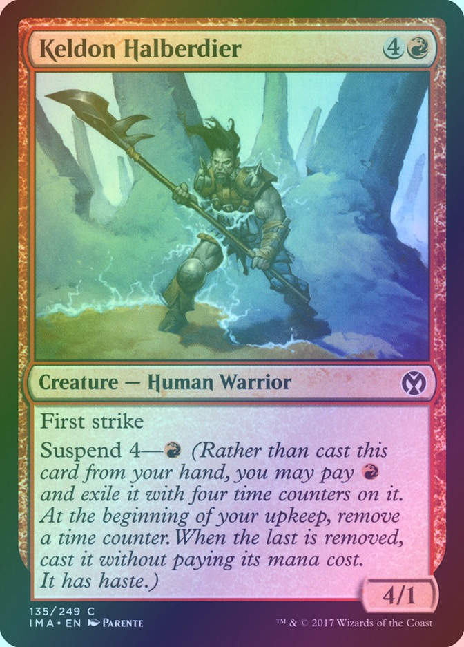 Keldon Halberdier (IMA) (135) / Foil