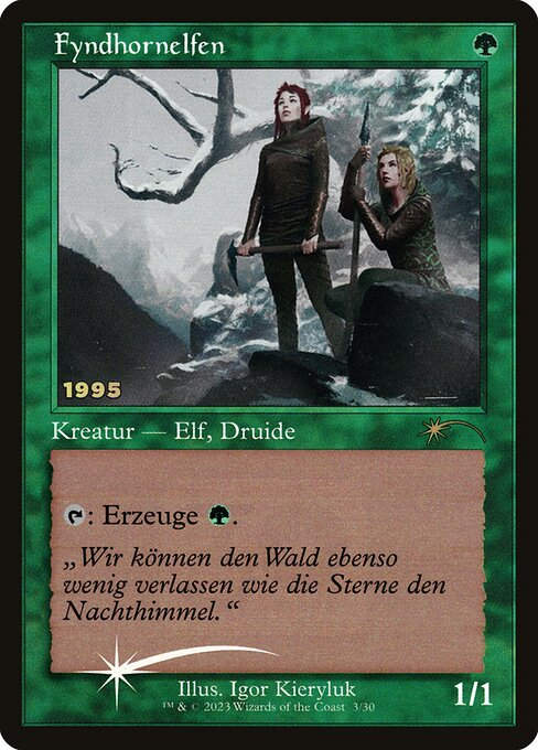 Fyndhorn Elves (p30a) / Foil