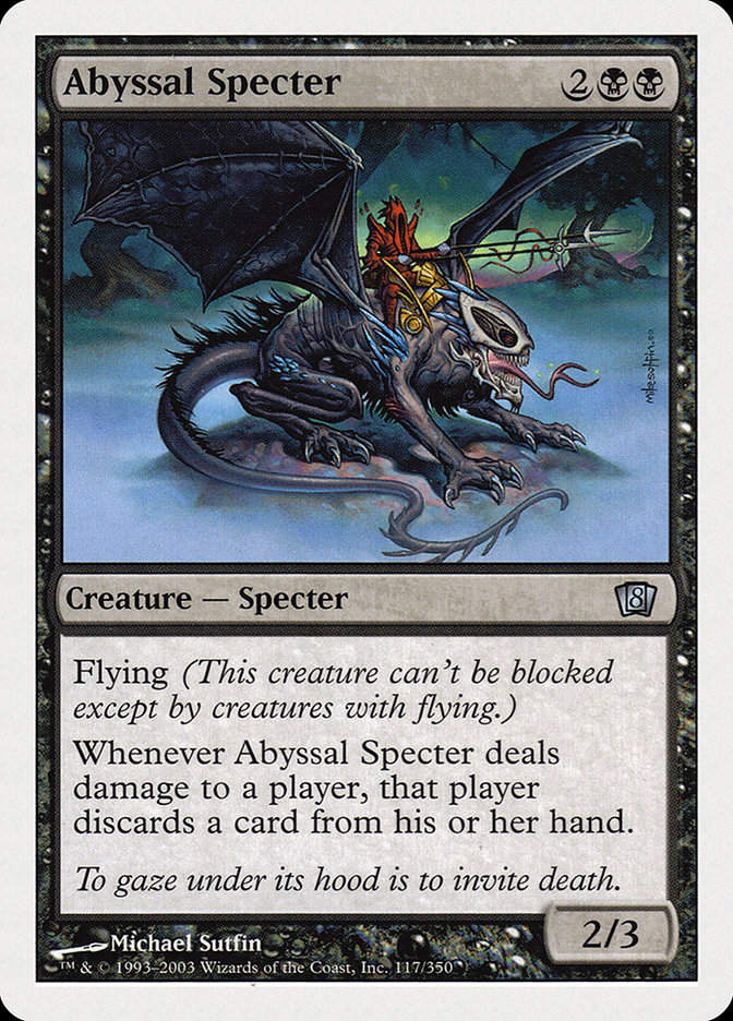 Abyssal Specter (8ED) (117)