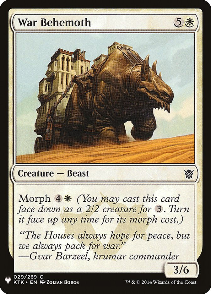 War Behemoth (MYS)