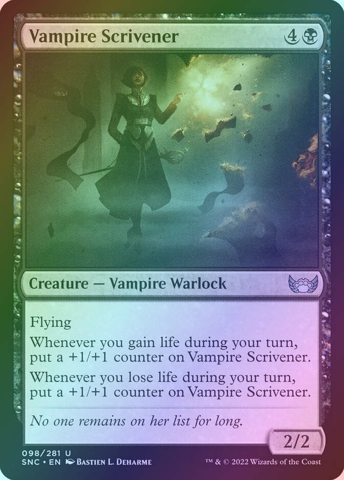 Vampire Scrivener (SNC) (98) / Foil