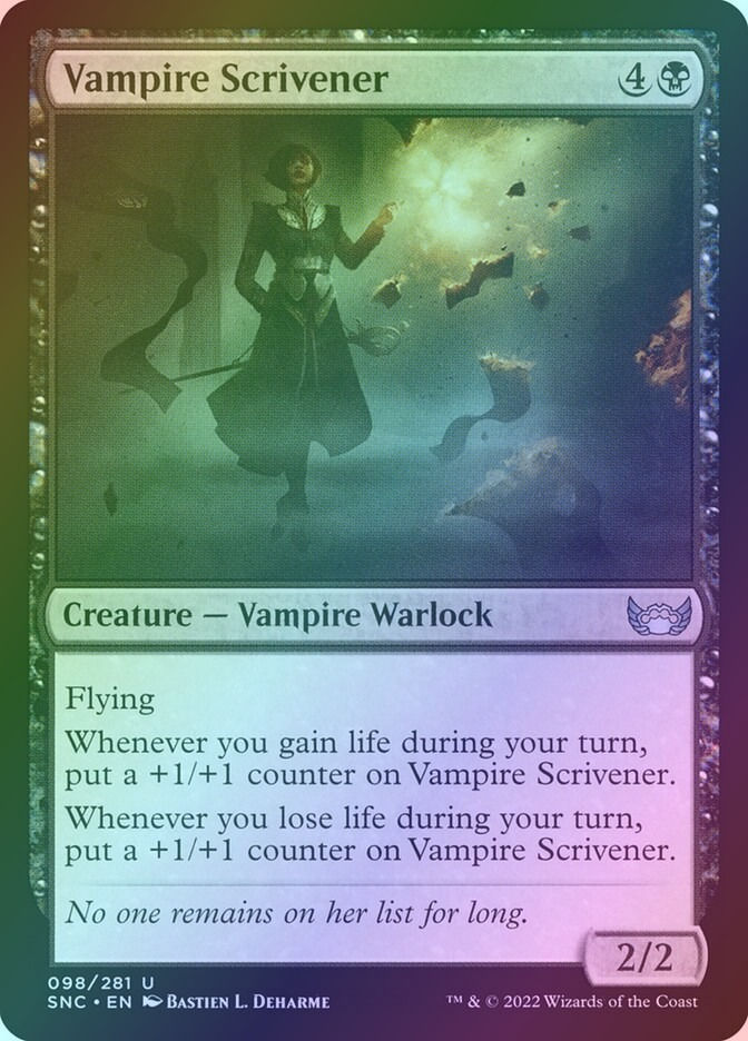 Vampire Scrivener (SNC) (98) / Foil
