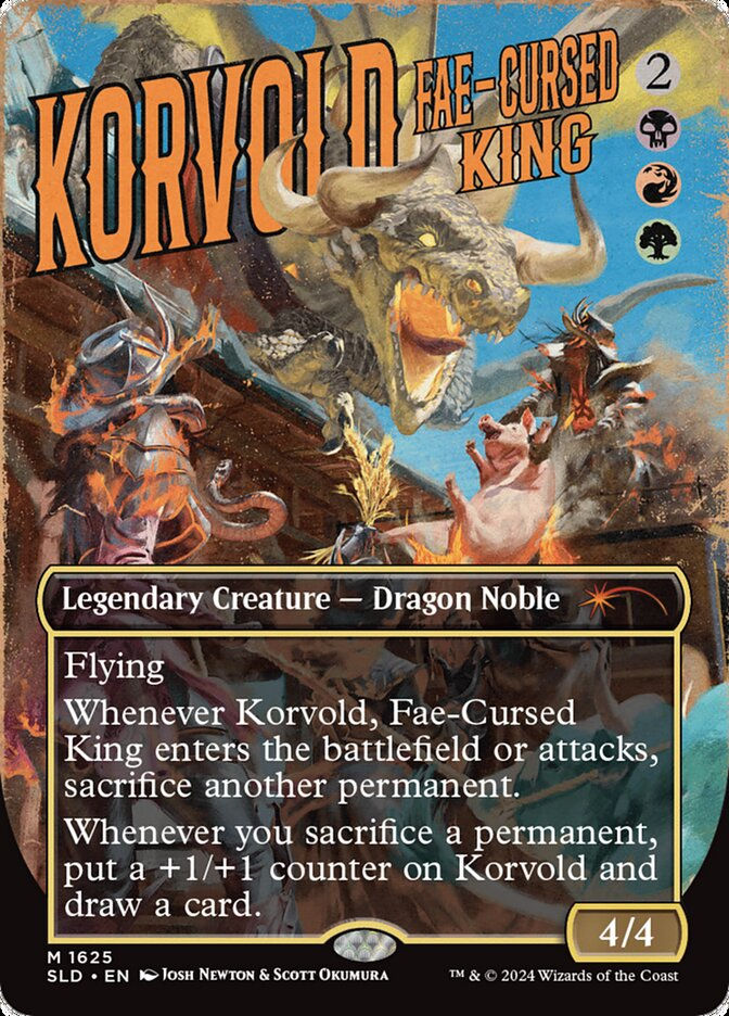 Korvold, Fae-Cursed King (SLD) (1625) / Borderless