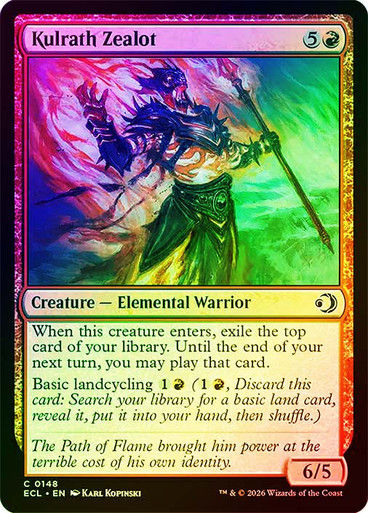 Kulrath Zealot (ECL) (148) / Foil