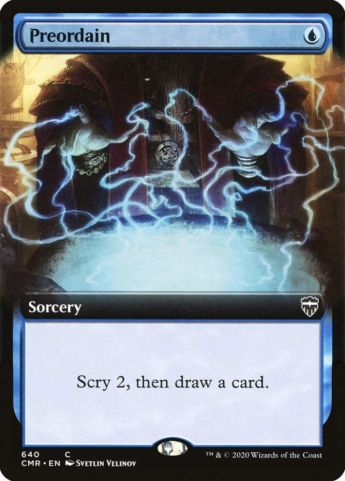 Preordain (CMR) (640) / Extended Art